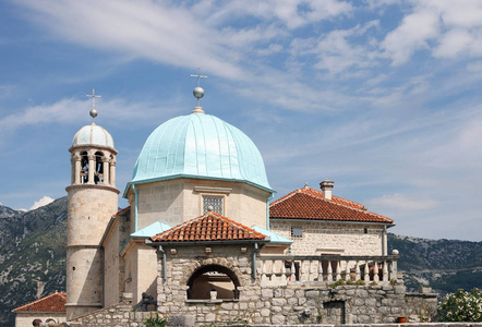 我们的岩石女神修道院 Perast 湾 Kotor 黑山