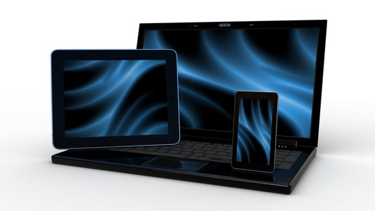 电子产品.手提电脑, 手机和平板电脑照片