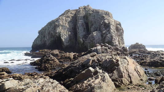 风景, 海滩, 岩石峭壁, 海滨和自然