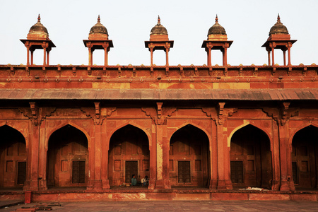 法塔赫布尔西格里，印度，由大莫卧儿王朝皇帝，阿克巴建造 1570 年开始