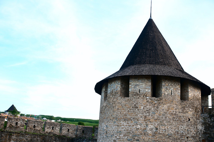 在乌克兰的中世纪城堡