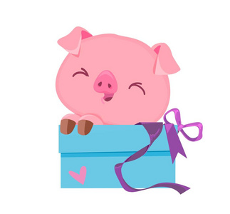 粉红色的猪图图片