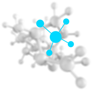 分子图形 3d 上白