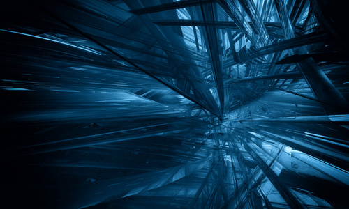 深度融合3d 未来派背景照片