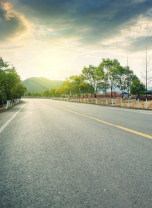 山区公路背景