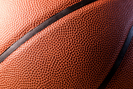 篮球特写橙色篮球皮特写照片