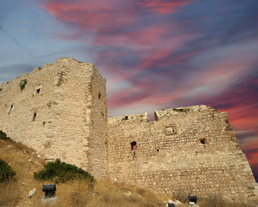 kritinia 在罗德斯岛希腊，多德卡尼斯的中世纪城堡
