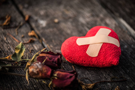 心碎, 爱和情人节概念照片