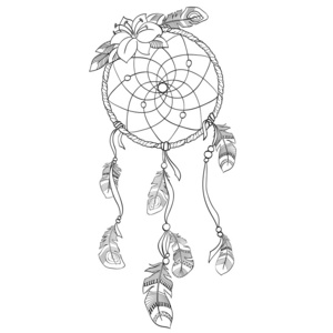 dreamcatcher 矢量图