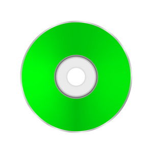绿色的光盘
