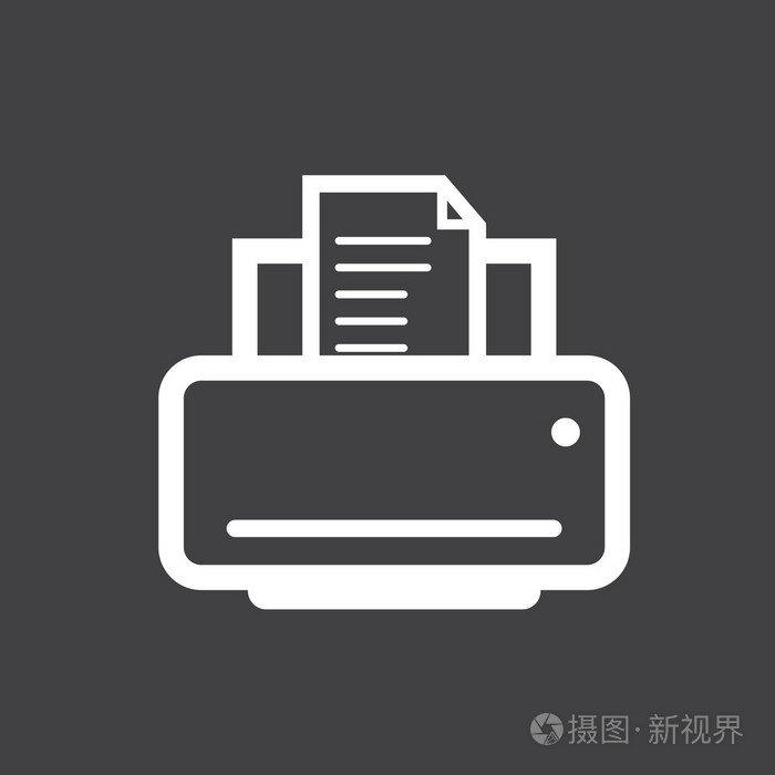 打印机 icon.vector