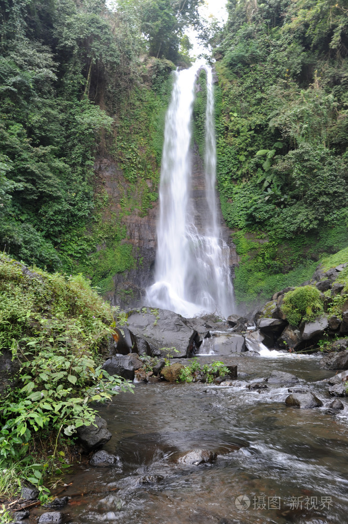 gitgit 瀑布，巴厘岛