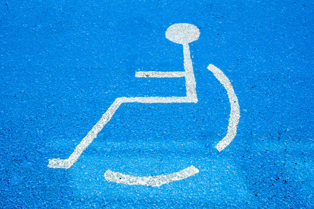 残疾人的标记图片