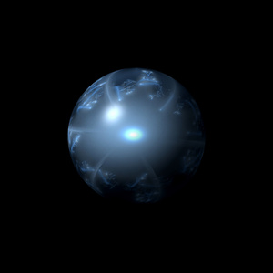 蓝色抽象地球