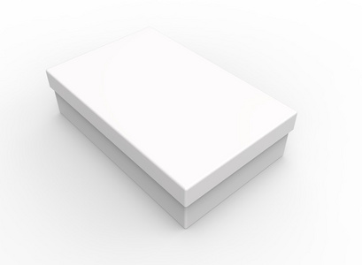 白色的盒子，矩形形状