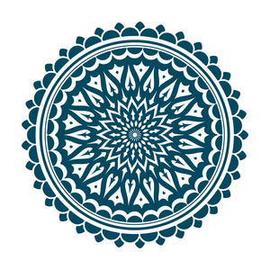 花边太阳抽象的圆形花边设计照片