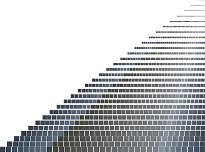 黑灰色的方形图案。像素马赛克点背景与副本空间