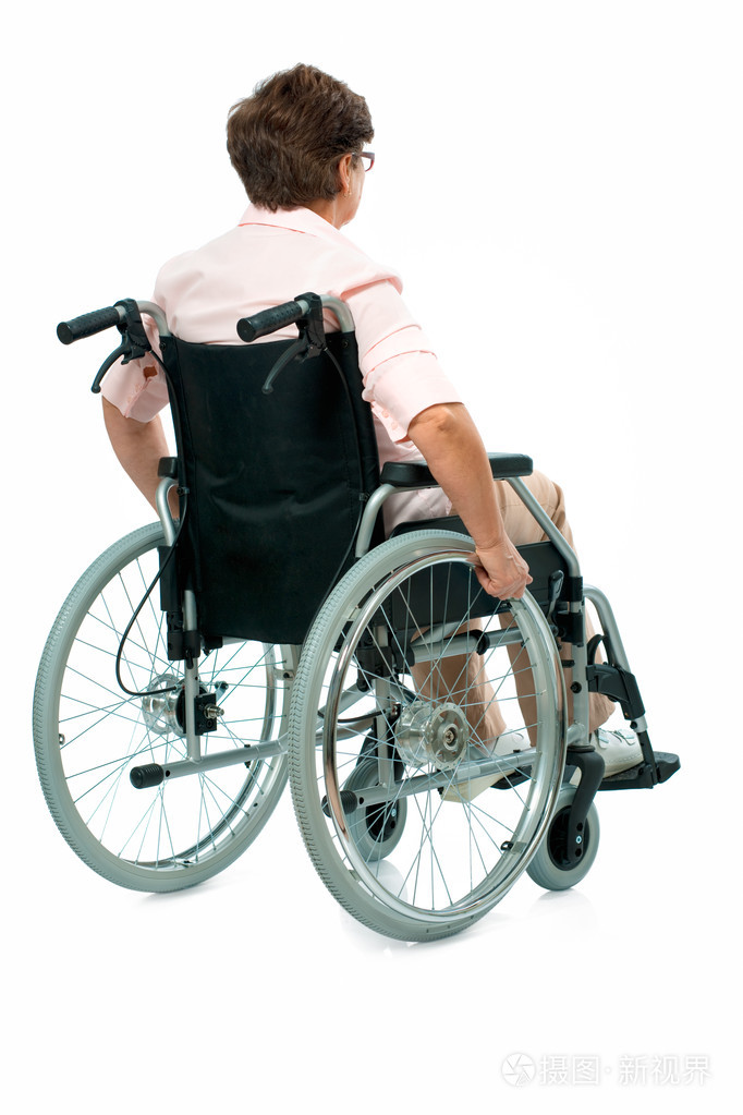 坐轮椅真实图片图片