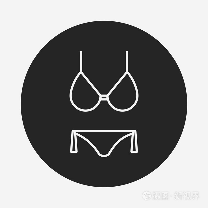 比基尼线图标