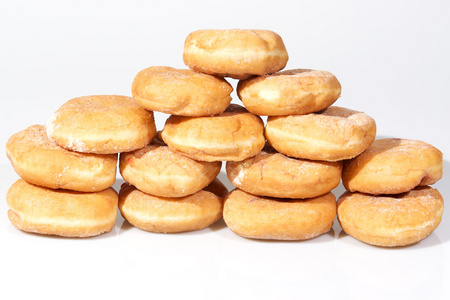 Group of cinnamon donuts