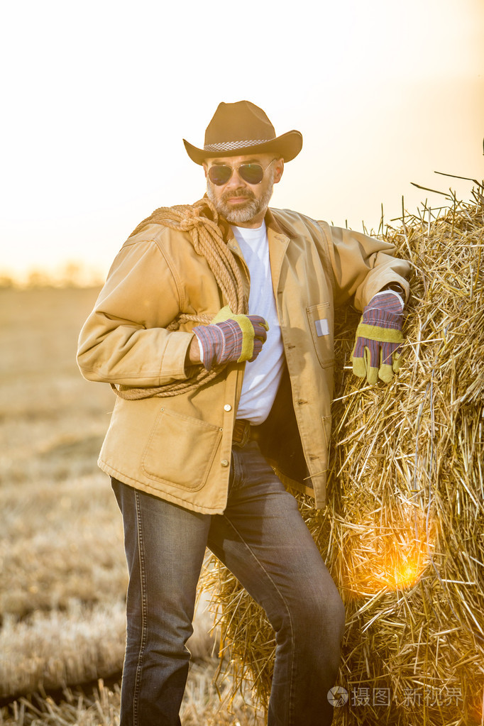 西部牛仔风格的人