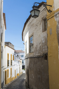 在葡萄牙的埃武拉街