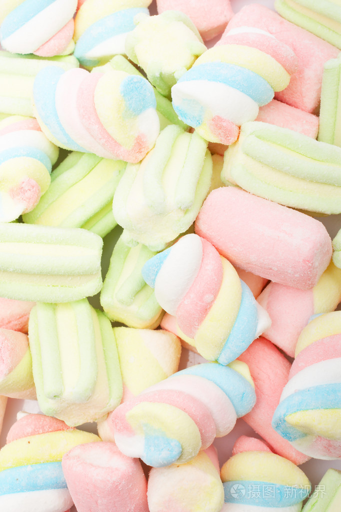 多彩多姿的棉花糖背景