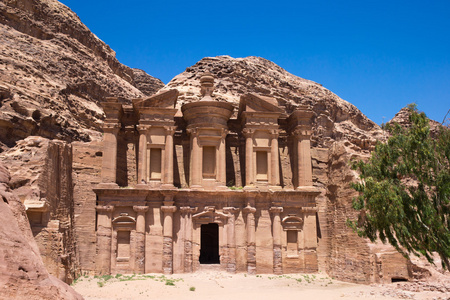 在佩特拉，Jordan 寺