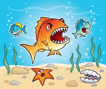 大鱼和小鱼图片