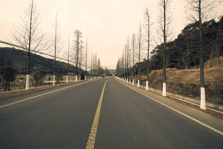 山区公路背景