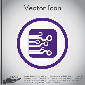 电路板技术图标