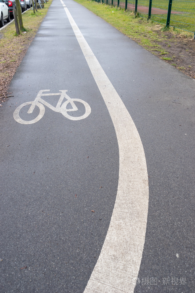 在potdam的自行车车道