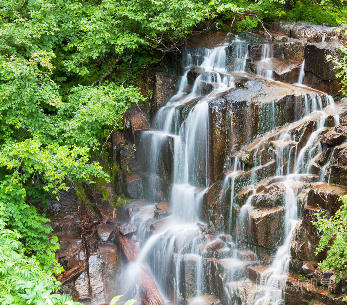 流水瀑布照片-正版商用图片0b9769-摄图新视界