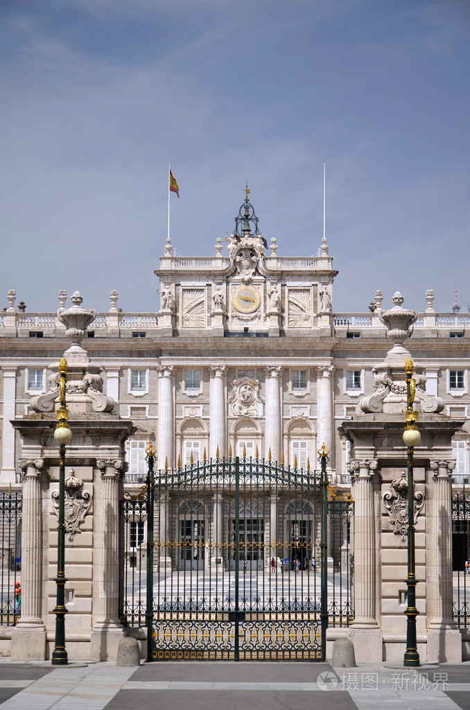 在马德里西班牙的皇家宫殿