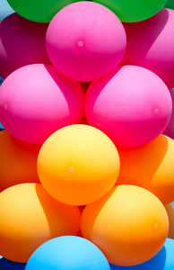 色彩缤纷的气球