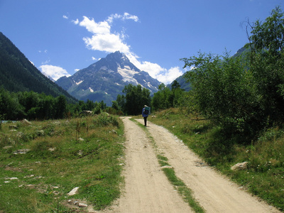 山的道路