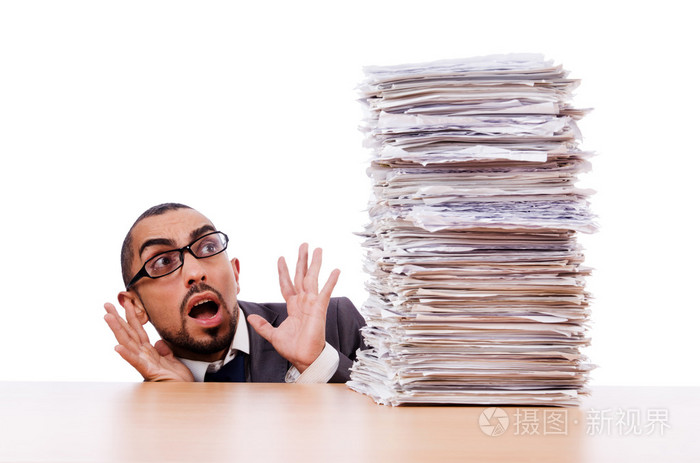 有太多的工作要做的人