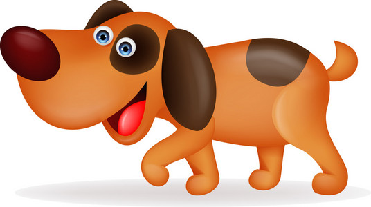 搞笑小狗卡通照片