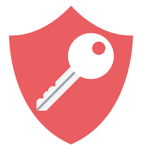 保护屏蔽颜色隔离矢量图标, 可轻松修改和编辑照片