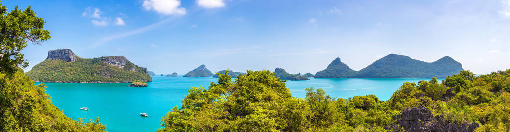 夏季, 泰国木高昂通国家公园全景