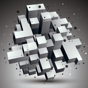 3d 透视几何对象照片