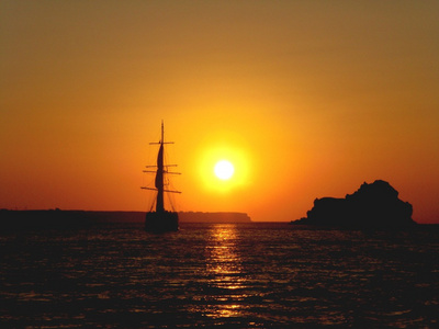 地中海日落
