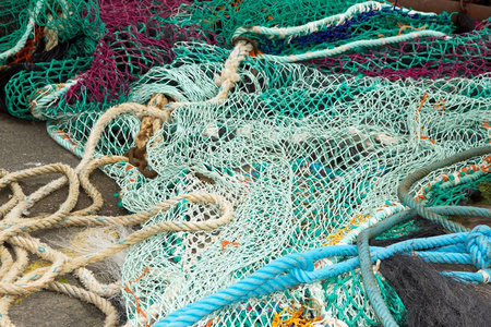 在端口上渔网图片-在端口上渔网素材-在端口上渔网插画-摄图新视界