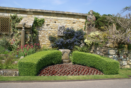 雕像 雕塑与园林艺术。在英格兰肯特郡，纵然城堡花园