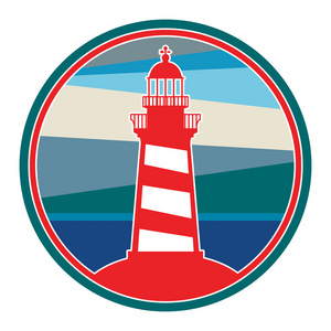 灯塔徽章图片