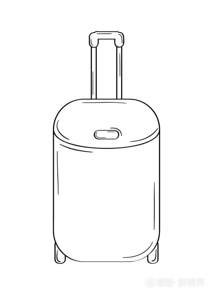 带轮子的行李箱插画-正版商用图片0bcdnq-摄图新视界