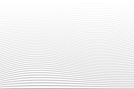 白色条纹背景。Absttact 波浪线纹理。矢量艺术