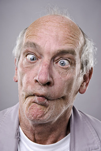 傻搞笑的表情照片