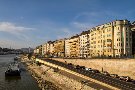 布达佩斯多瑙河的门面