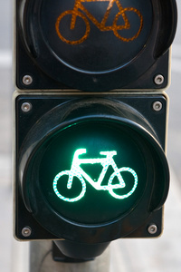自行车的交通灯